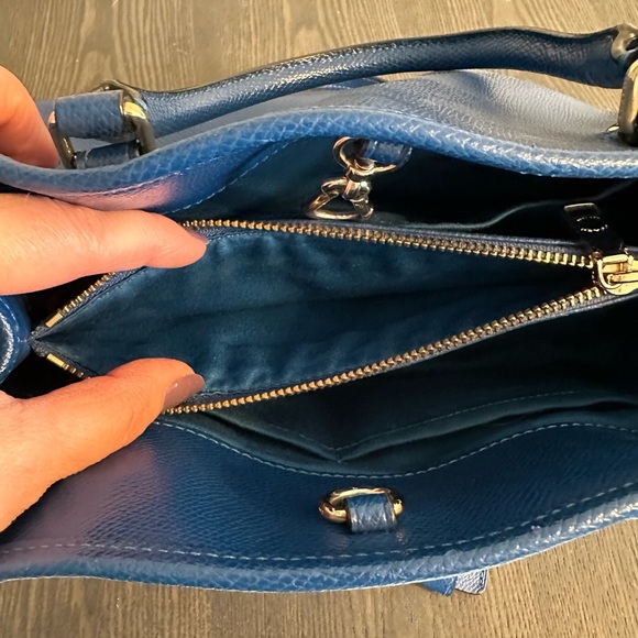 Coach blue satchel/crossbody bag - Picture 11 of 11